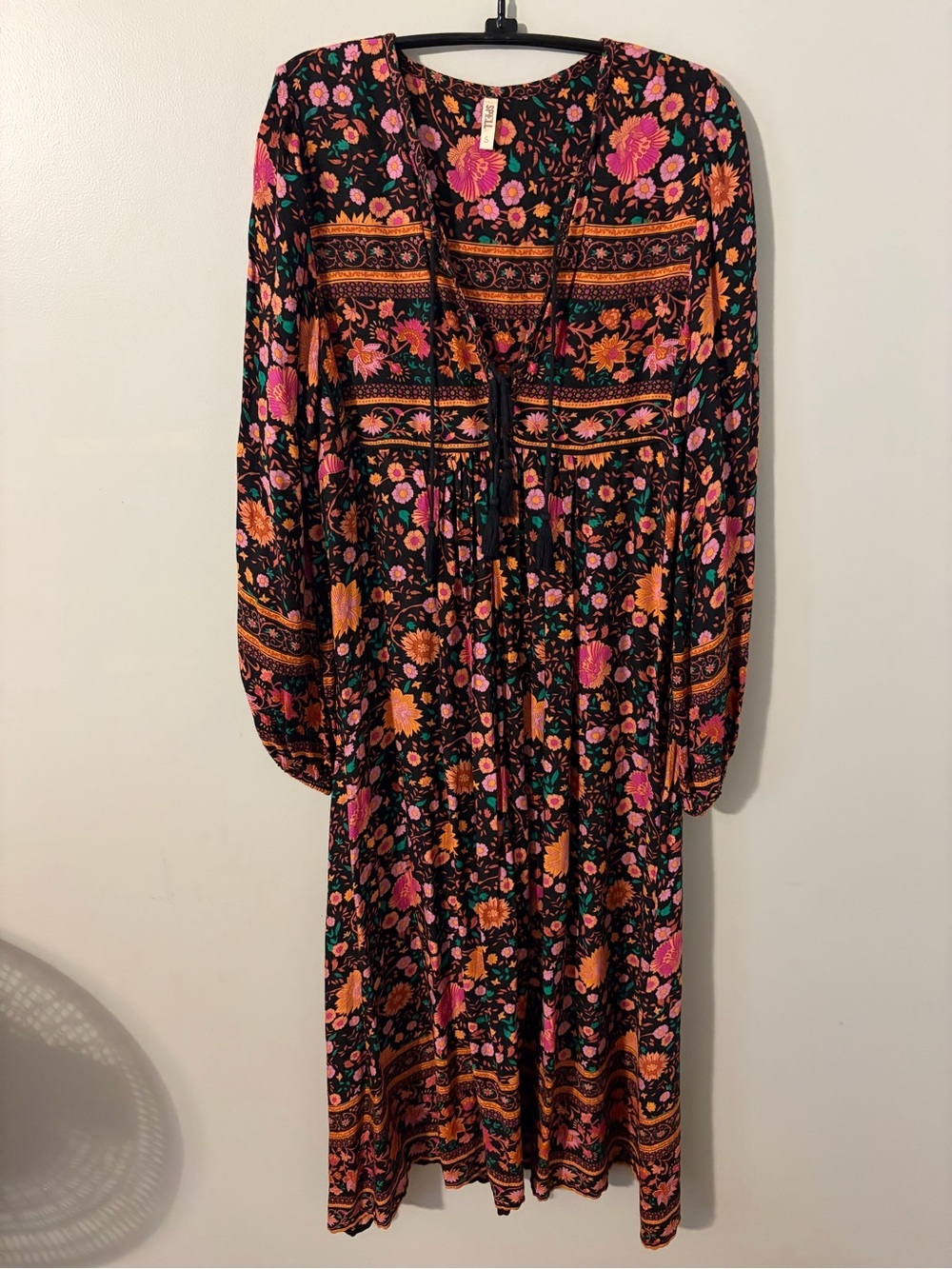 Spell winter garden folk dress midi small - Picture 4 of 9